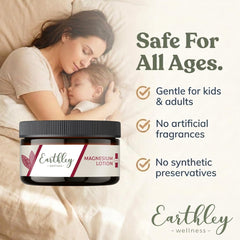 Earthley Wellness label detail highlighting clear ingredients and trust