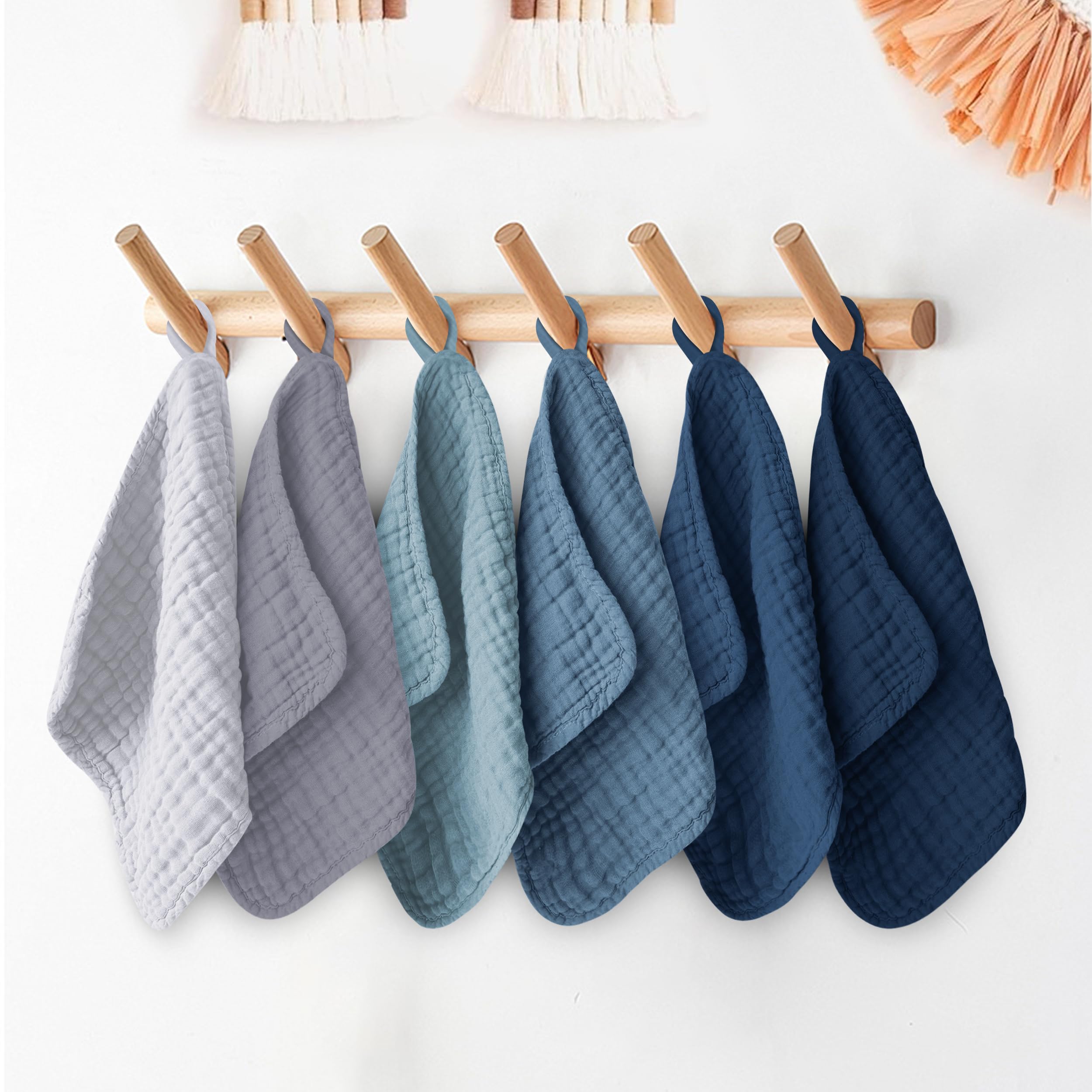Ease Cubs washcloth in use during baby bath showing gentle cleaning benefit