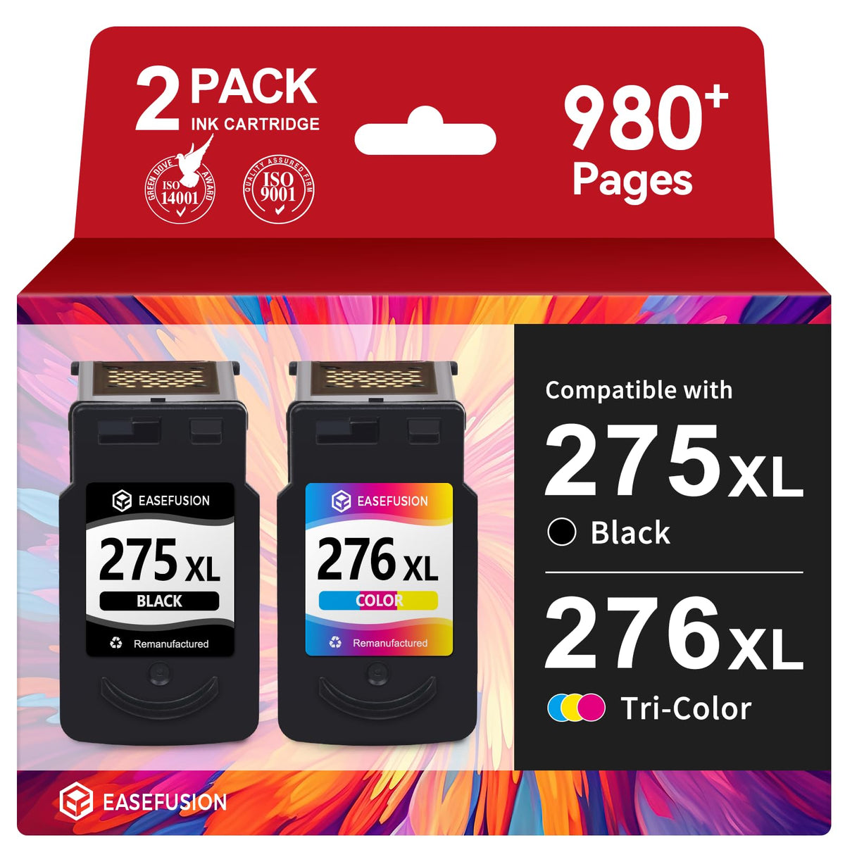 EaseFusion front packaging showing combo pack and benefits