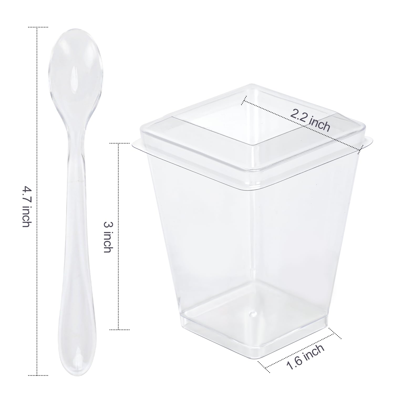 EASERCY close-up of cup rim and clear plastic showing durable finish