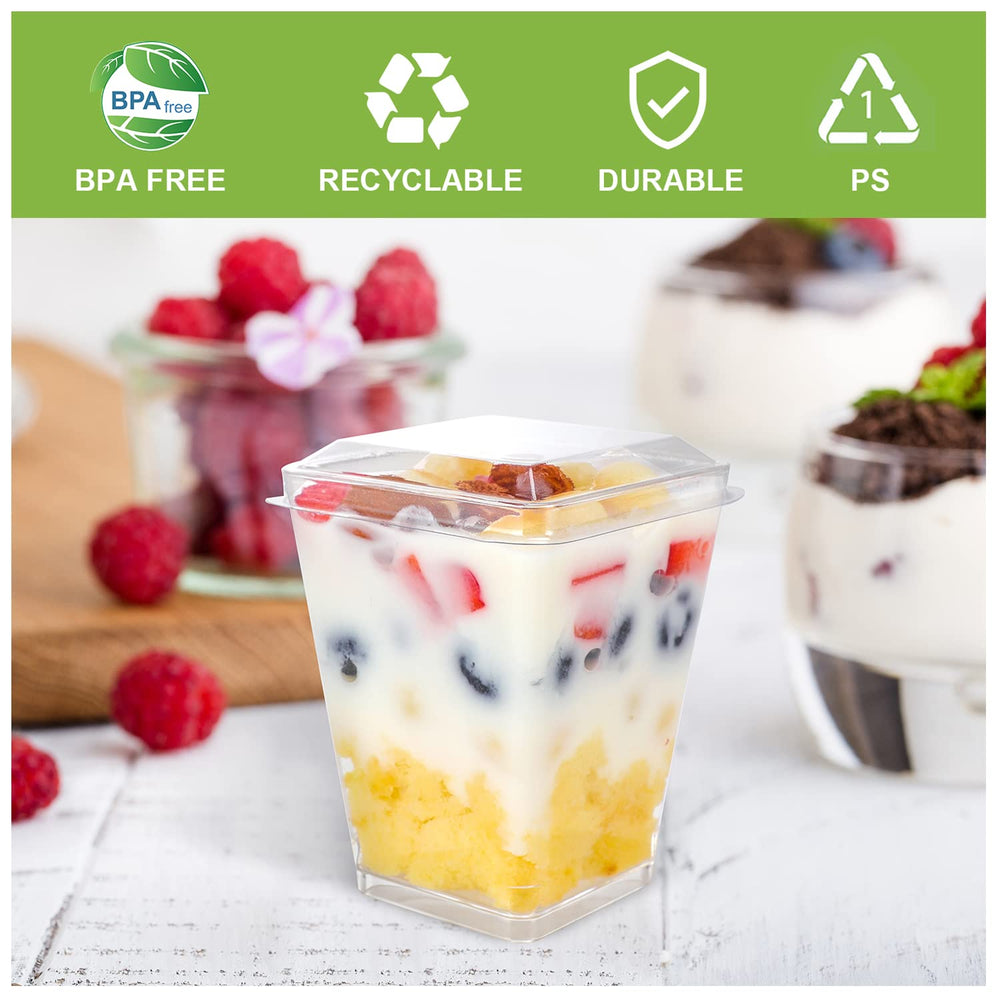 EASERCY stacked lidded cups packed for transport and spill protection