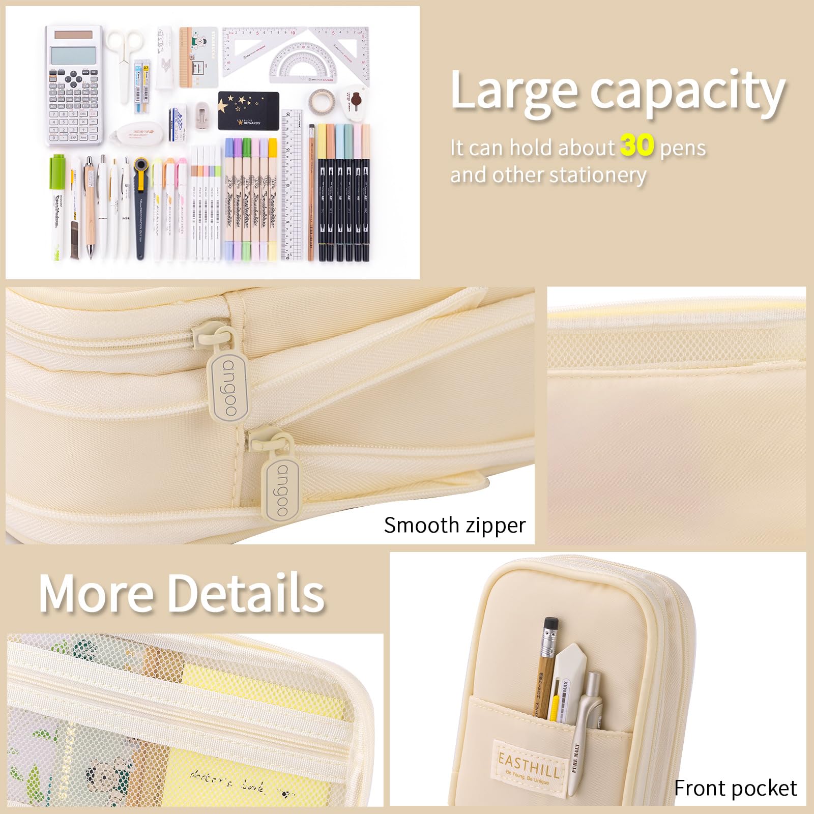 EASTHILL case held in hand showing scale and portable convenience benefit