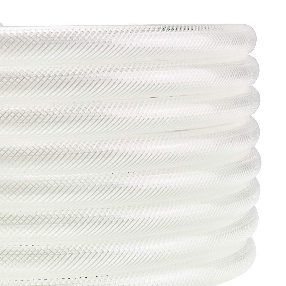 Eastrans transparent hose with visible liquid flow showing monitoring benefit