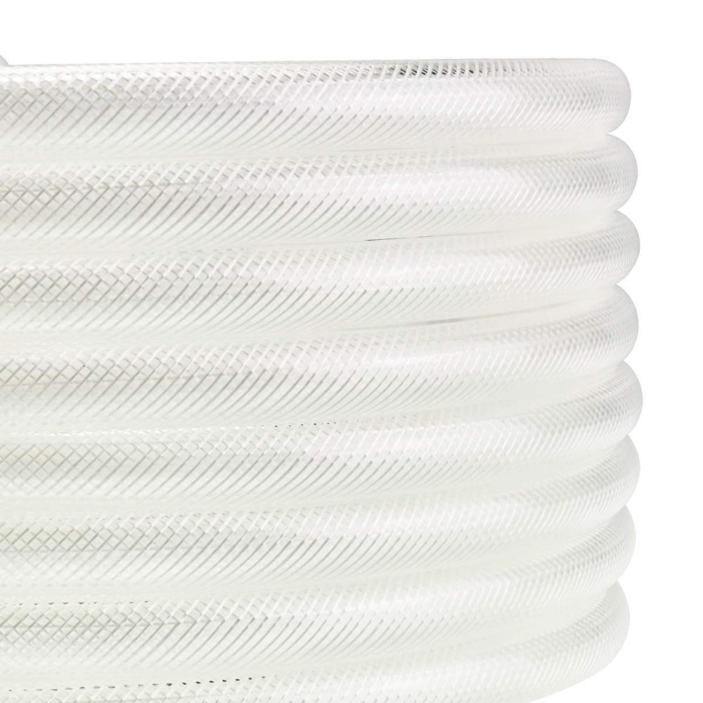Eastrans transparent hose with visible liquid flow showing monitoring benefit