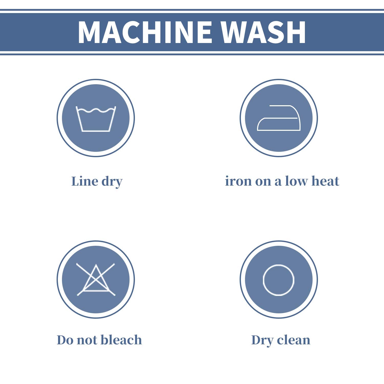 Easy-Going folded washed ready to store showing easy care and quick refresh