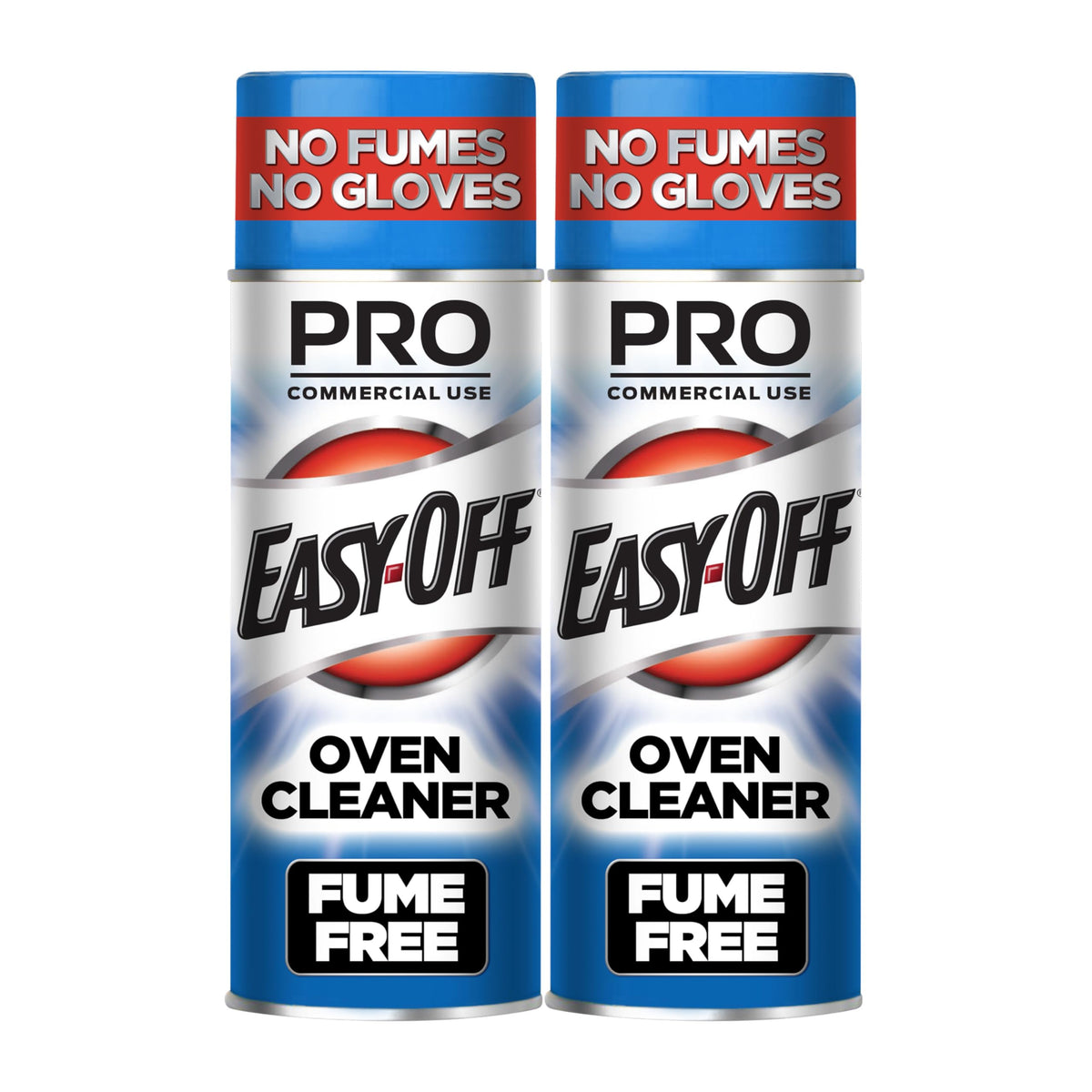 Easy Off front packaging showing two 24oz cans and product branding for convenience