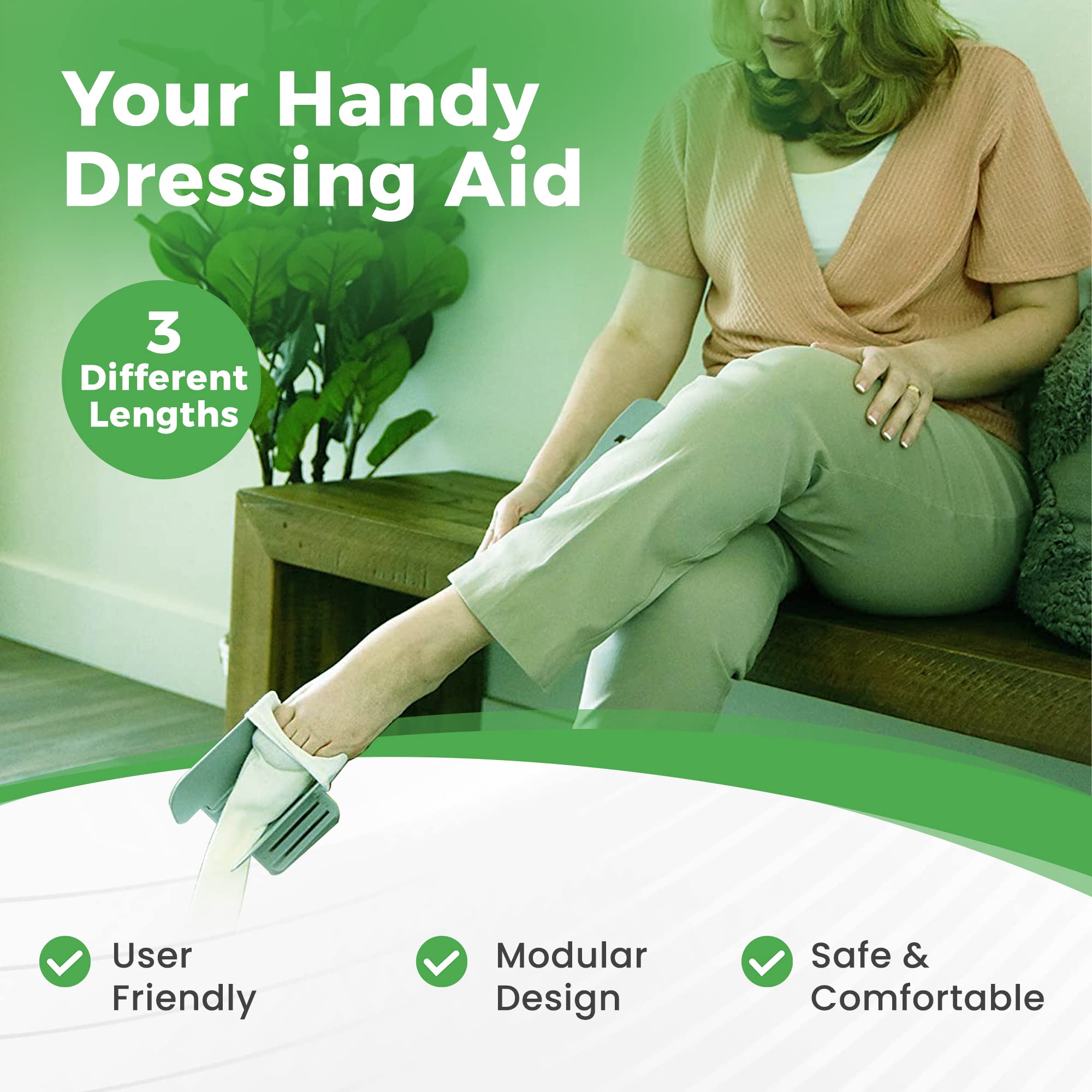 Easy To Use Products fully extended handle highlighting reach and reduced bending