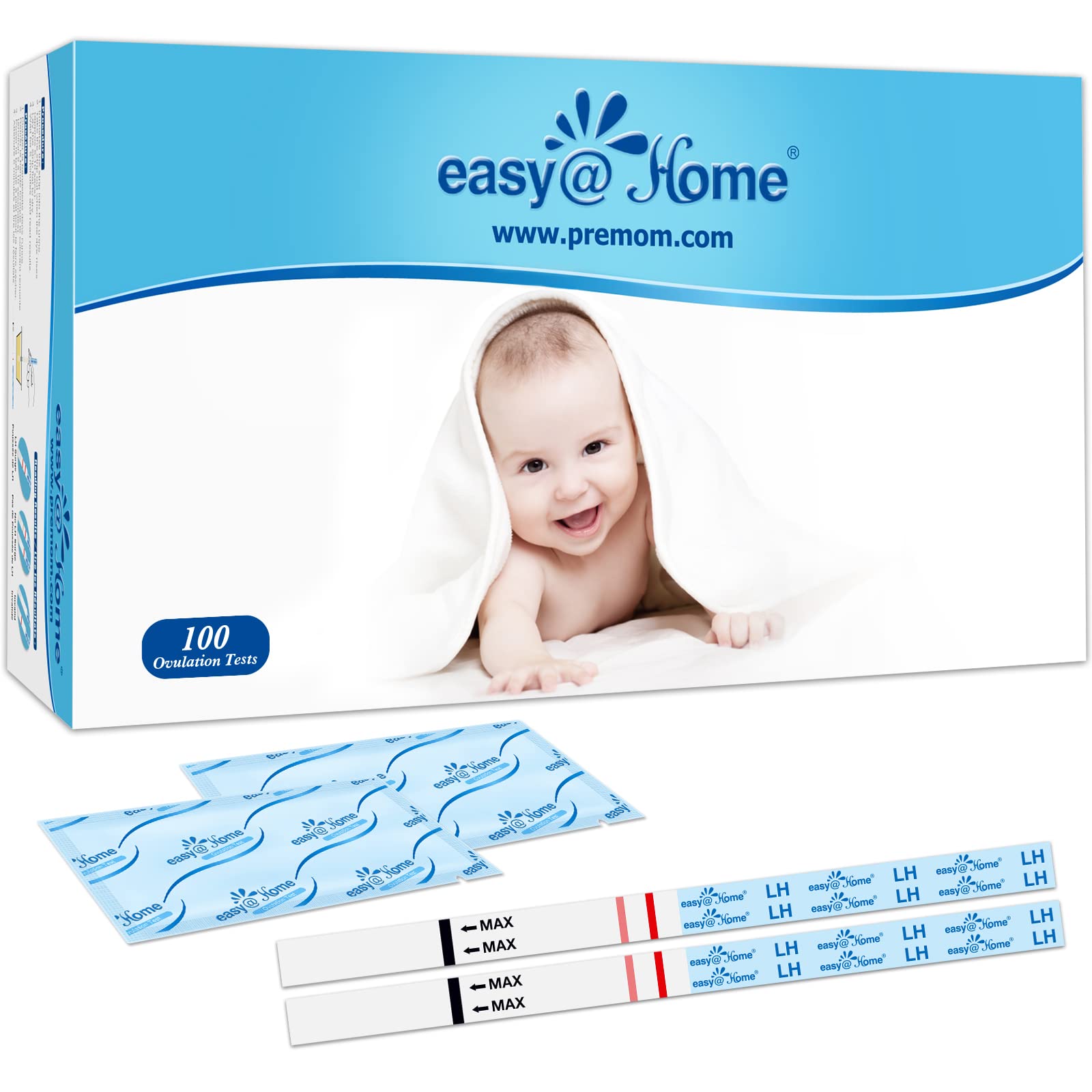 Easy@Home front packaging showing 100-pack and value benefits