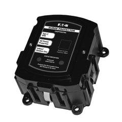 Close-up of Eaton CHSPT2ULTRA quick-connect module ports for simple telephone and cable hookups
