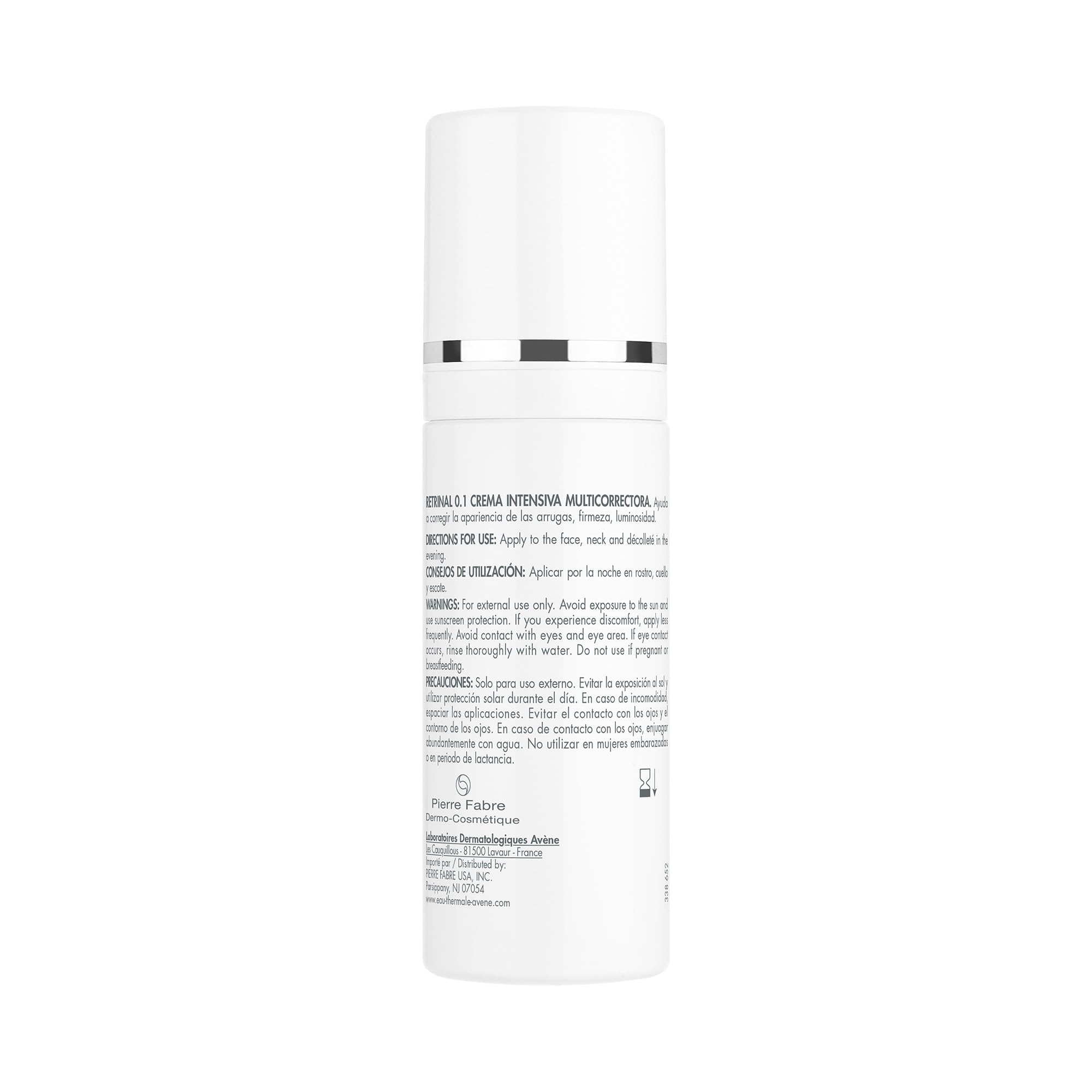 Eau Thermale Avène illustrative before and after showing improved texture over time