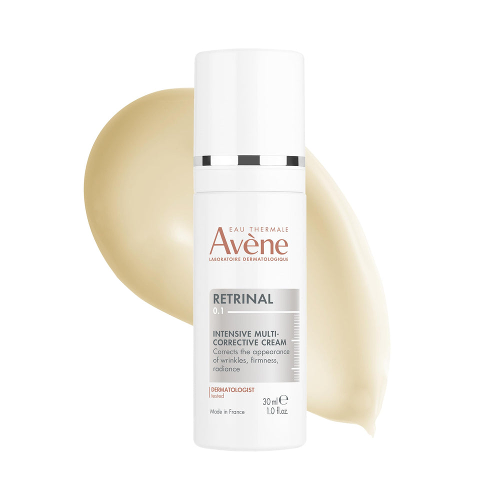 Eau Thermale Avène front packaging showing compact 1 fl oz jar and brand benefit