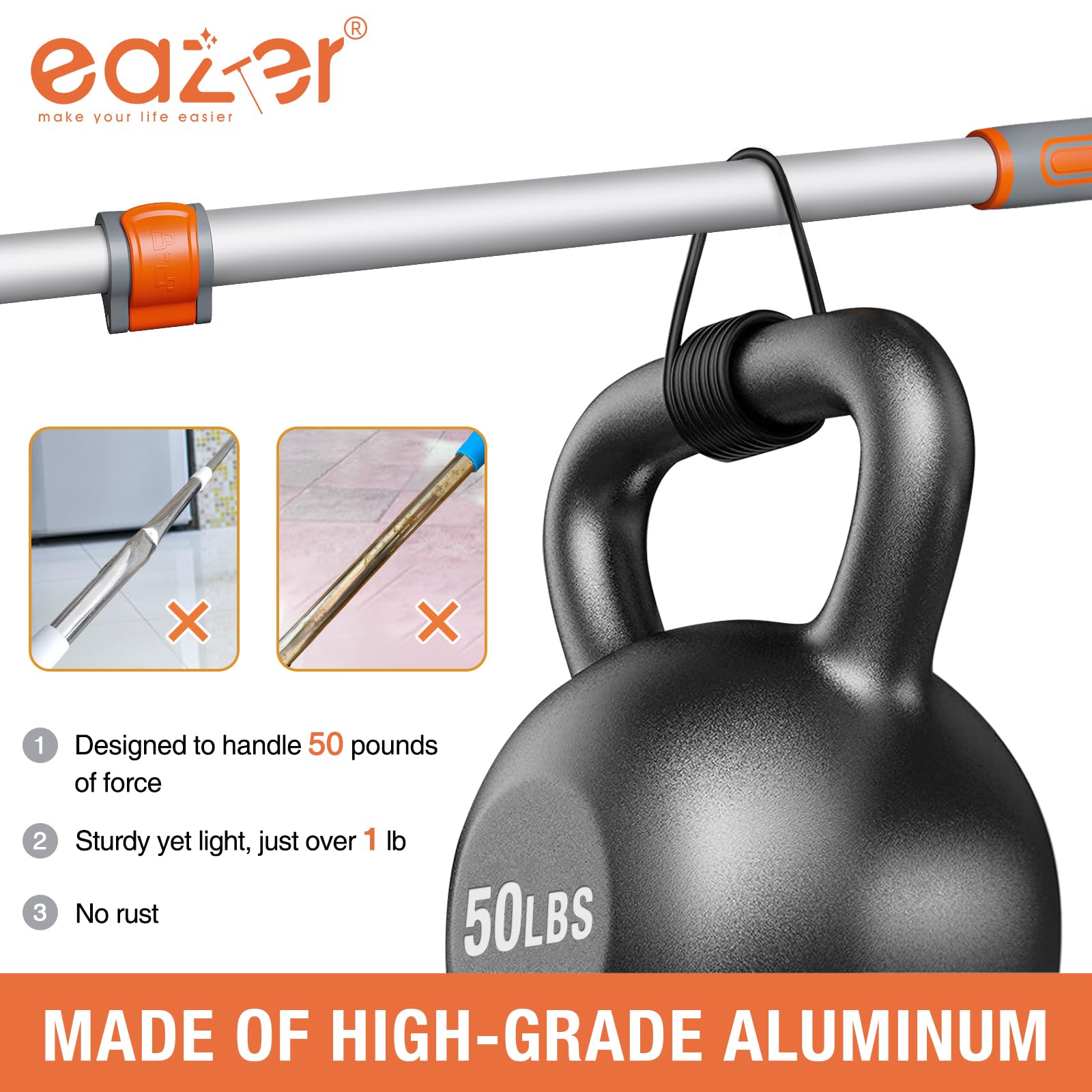 eazer squeegee in shower removing water quickly for faster drying