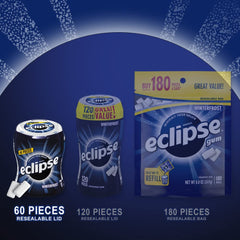 eclipse close-up of crunchy shell texture highlighting strong initial mint impact