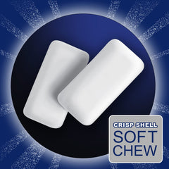 eclipse gum pieces spread on surface showing winterfrost centers for lasting coolness