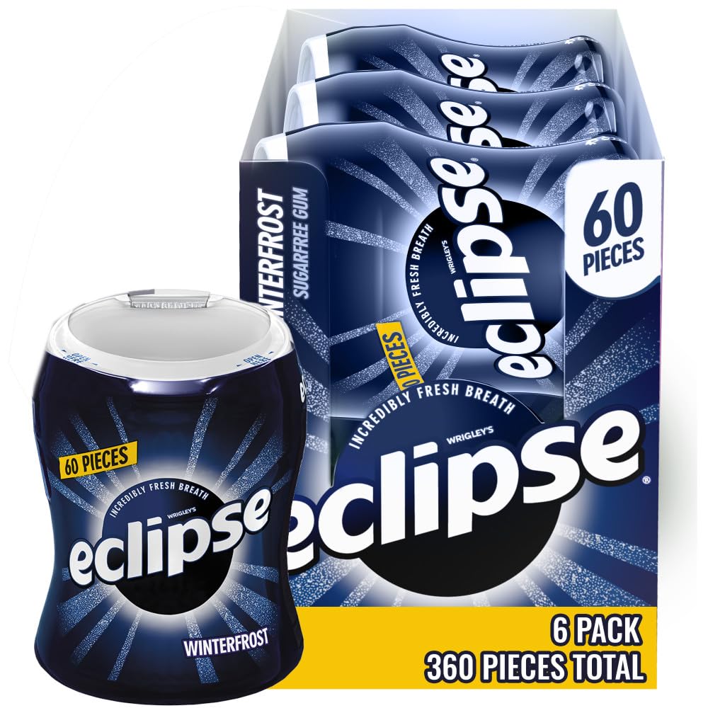 eclipse bottle front showing label and 60-piece count for easy identification and freshness