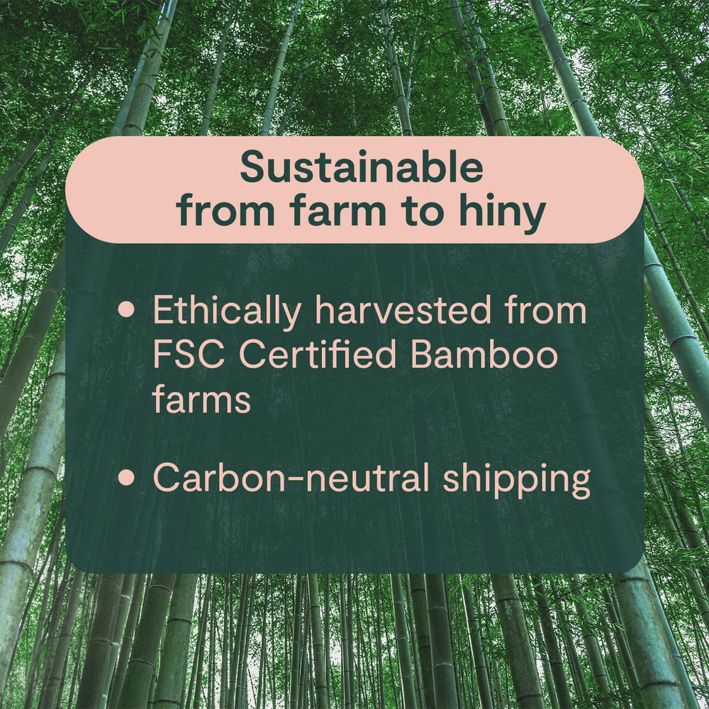 ecoHiny sheet stack showing 350 sheets per roll for long use