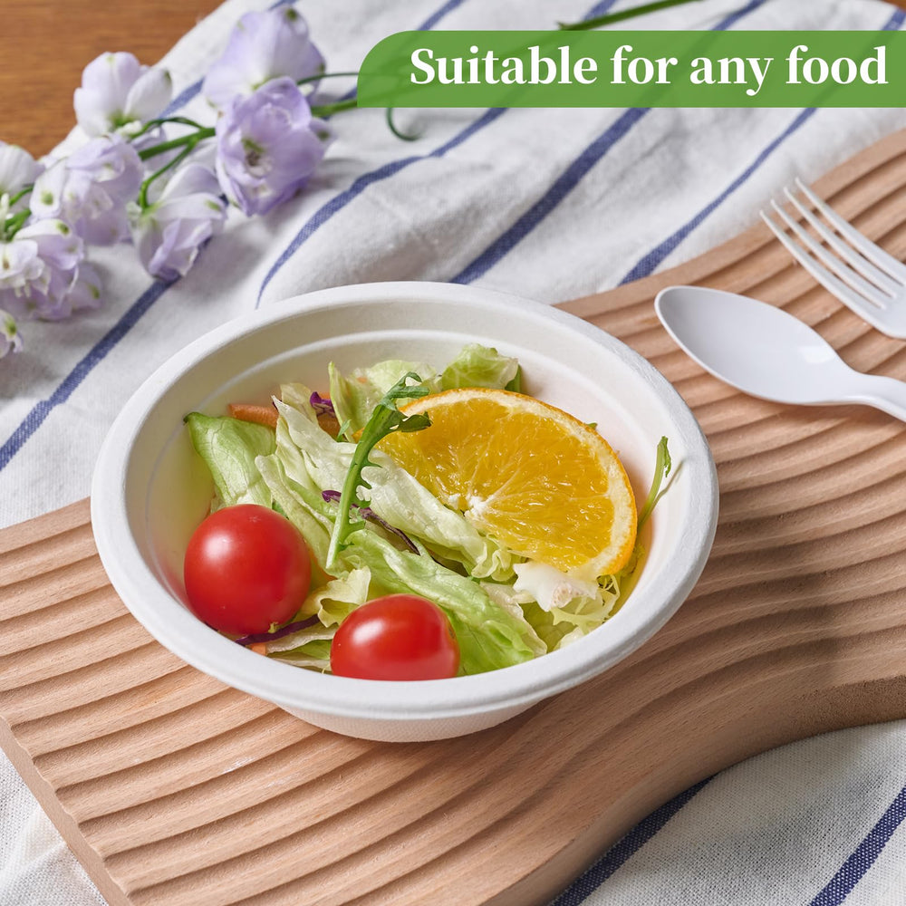 ECOLipak bowls on a picnic table showing eco-friendly convenience for outdoor events