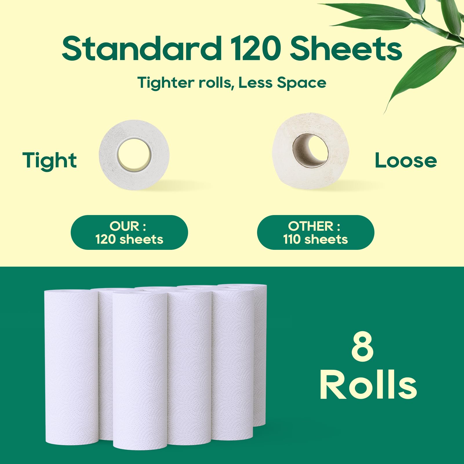 ECOlipak roll beside a common household item showing scale