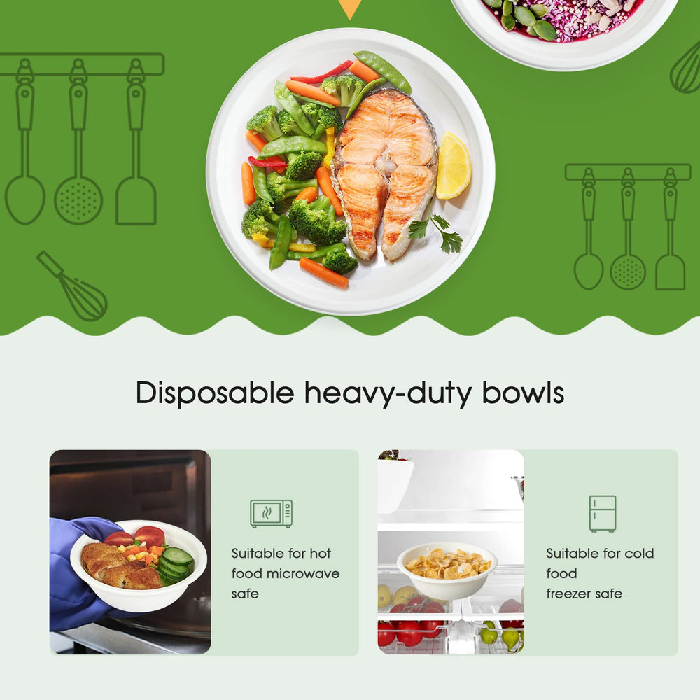ECOLipak stacked bowls beside a hand for scale showing compact storage and portion size