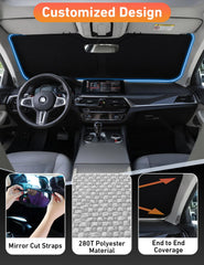 EcoNour folded compact storage in glove box saving space