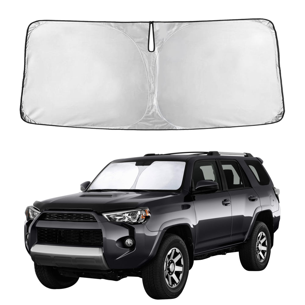 EcoNour front view on Toyota 4Runner windshield protecting interior