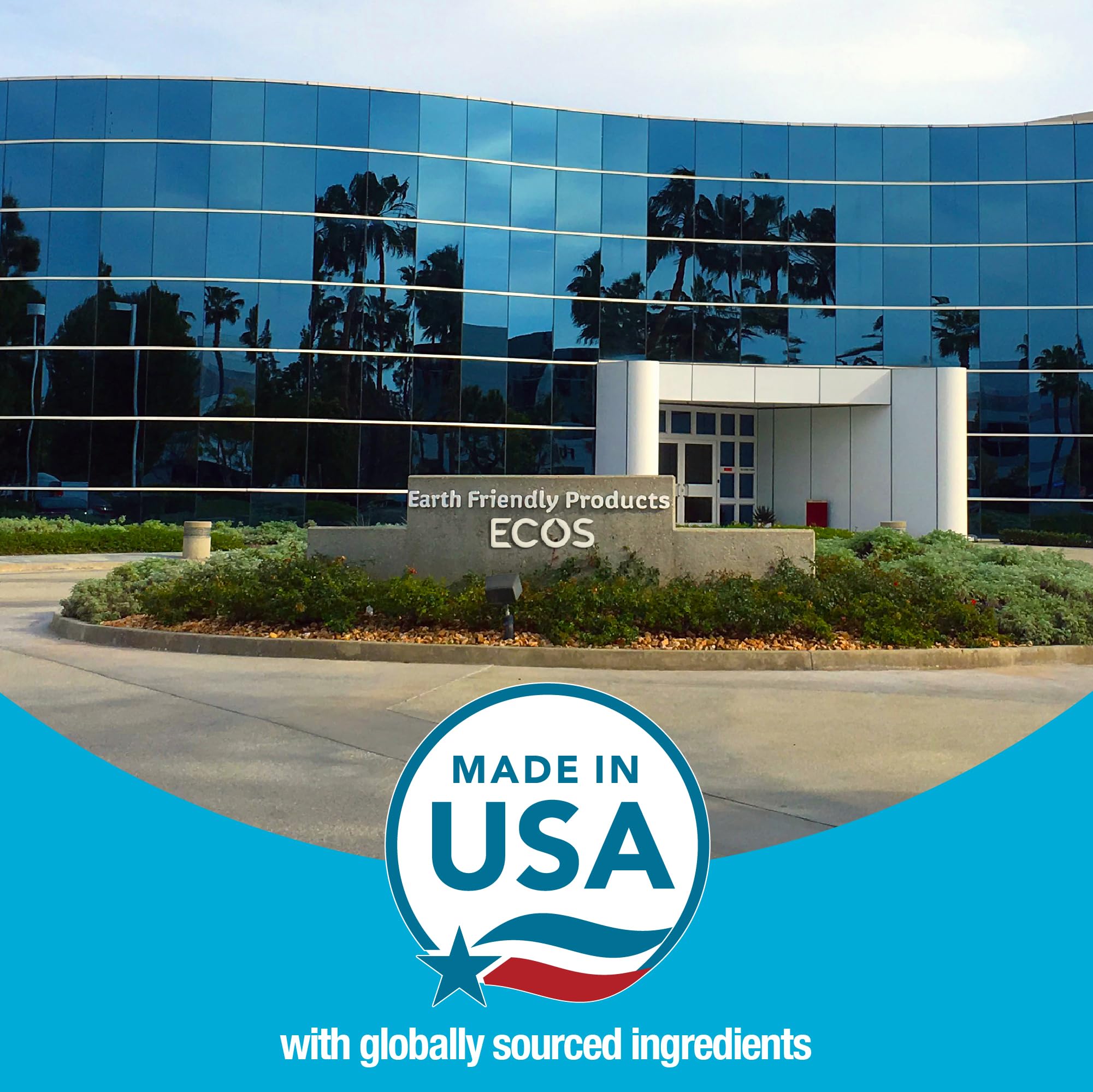ECOS liquid close-up highlighting smooth texture and plant-based formulation