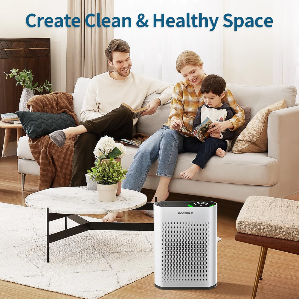 ECOSELF in an office environment highlighting large-room purification for shared spaces
