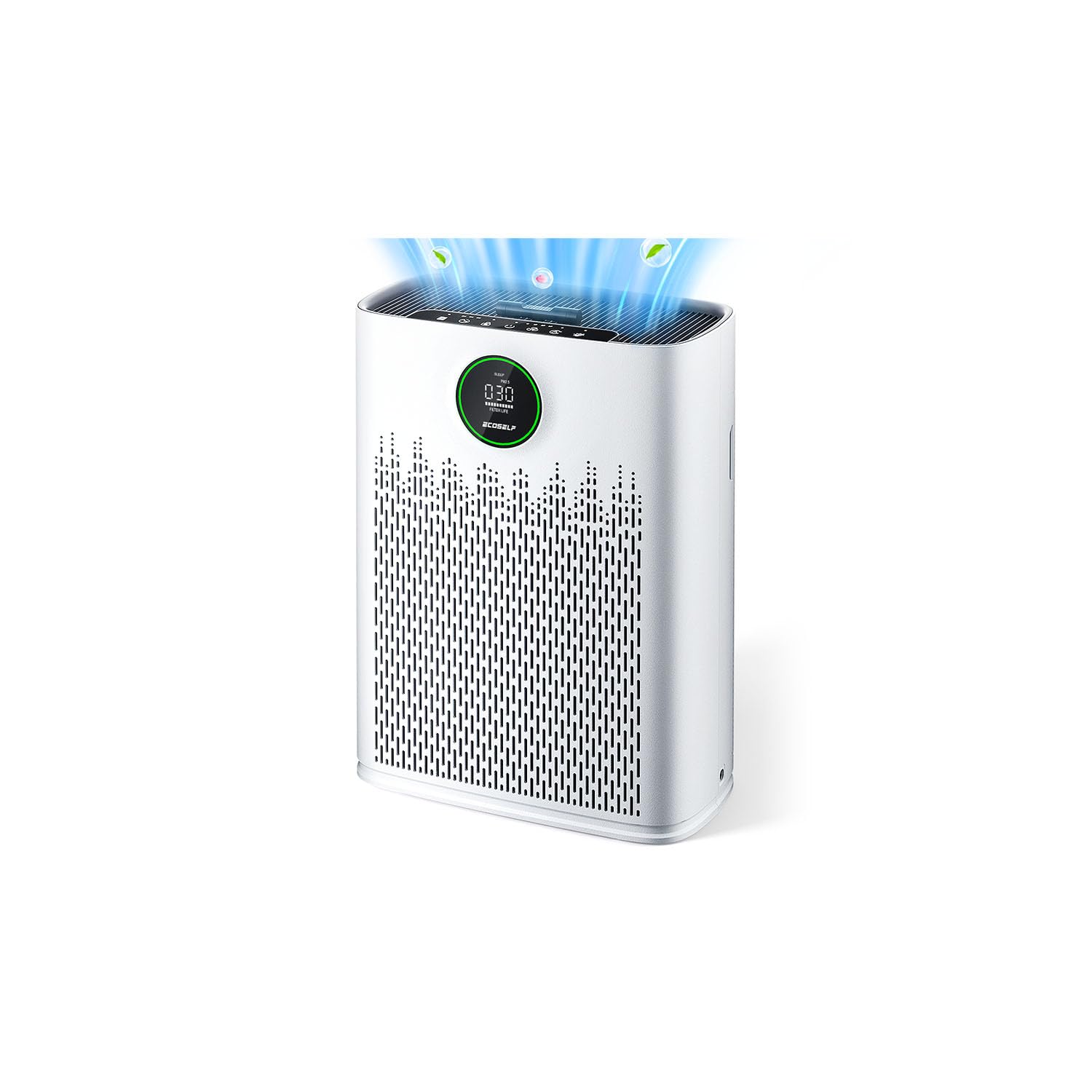 ECOSELF front view of HAP603 showing clean-lined housing and intake ports for powerful filtration