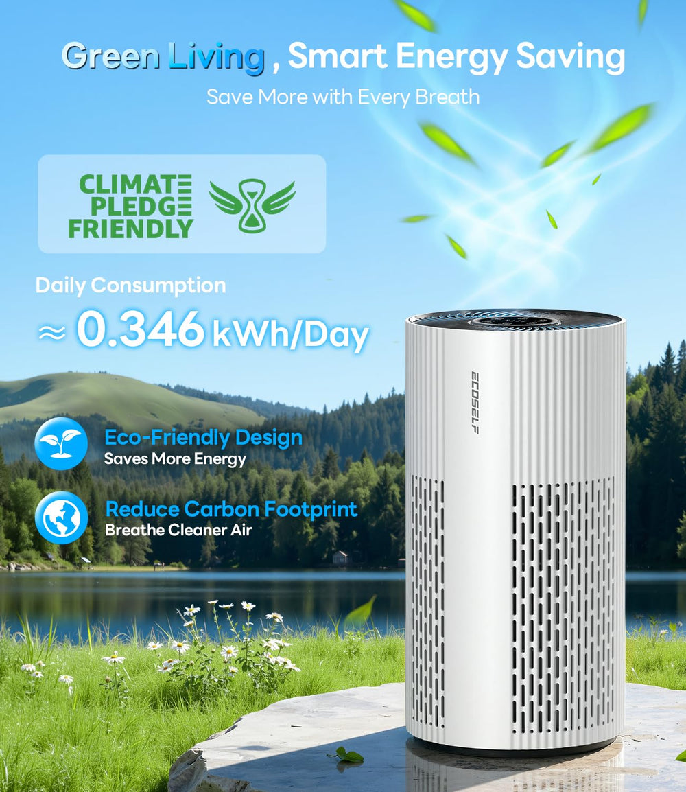ECOSELF HAP604 packaged with manual and warranty card, certified support and easy setup