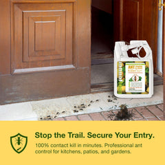 EcoVenger fine mist spray texture delivering quick-contact ant knockdown