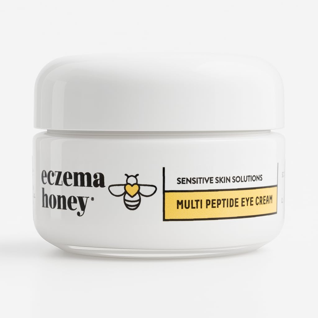 ECZEMA HONEY front jar shot showing clean packaging and brand clarity