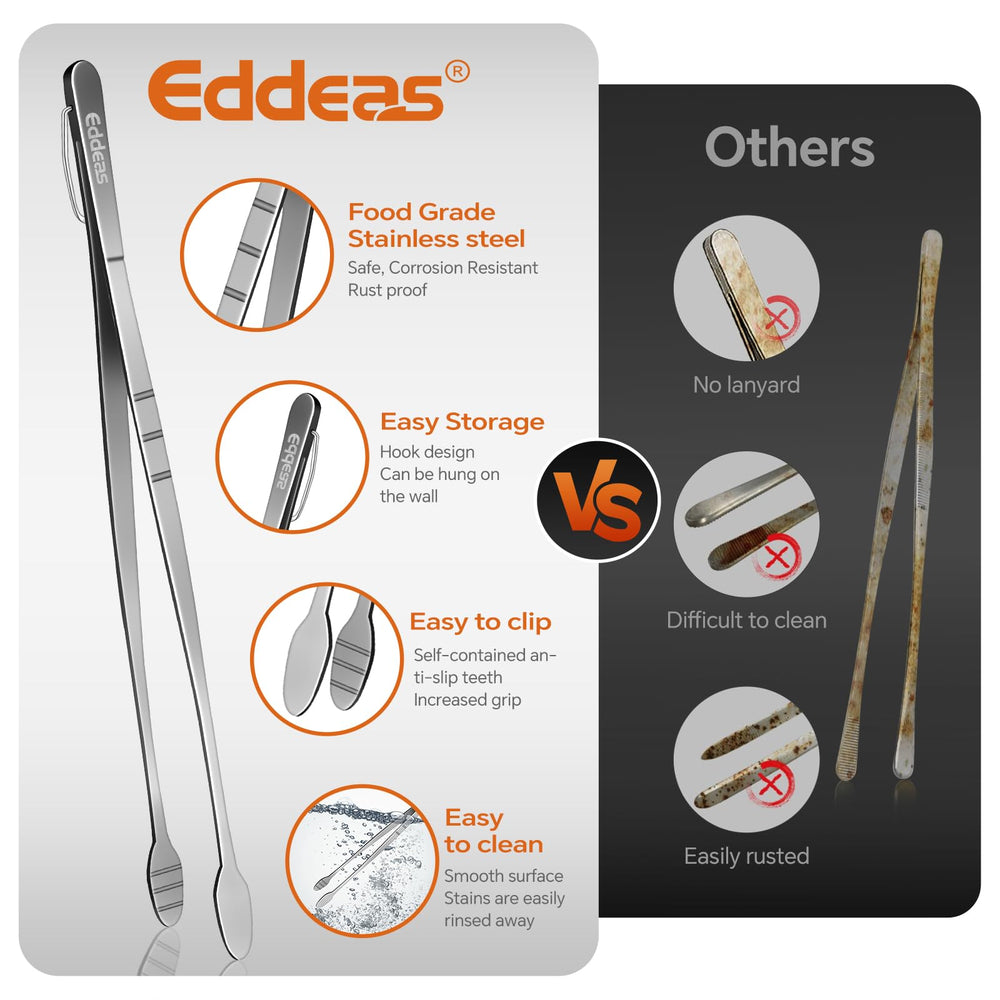 Eddeas handle serration detail offering slip-resistant control during cooking