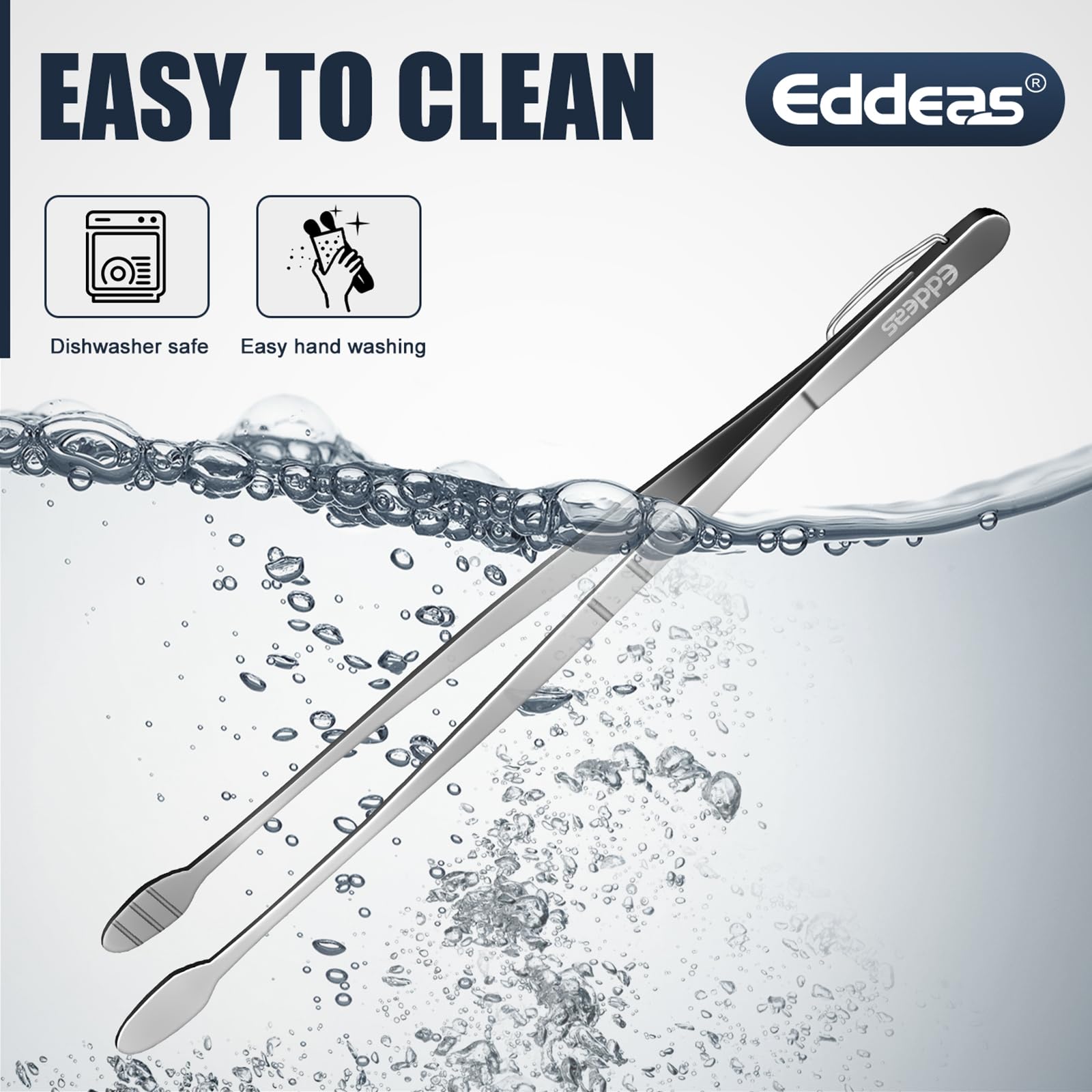 Eddeas lifestyle shot on kitchen counter showing set ready for everyday cooking tasks