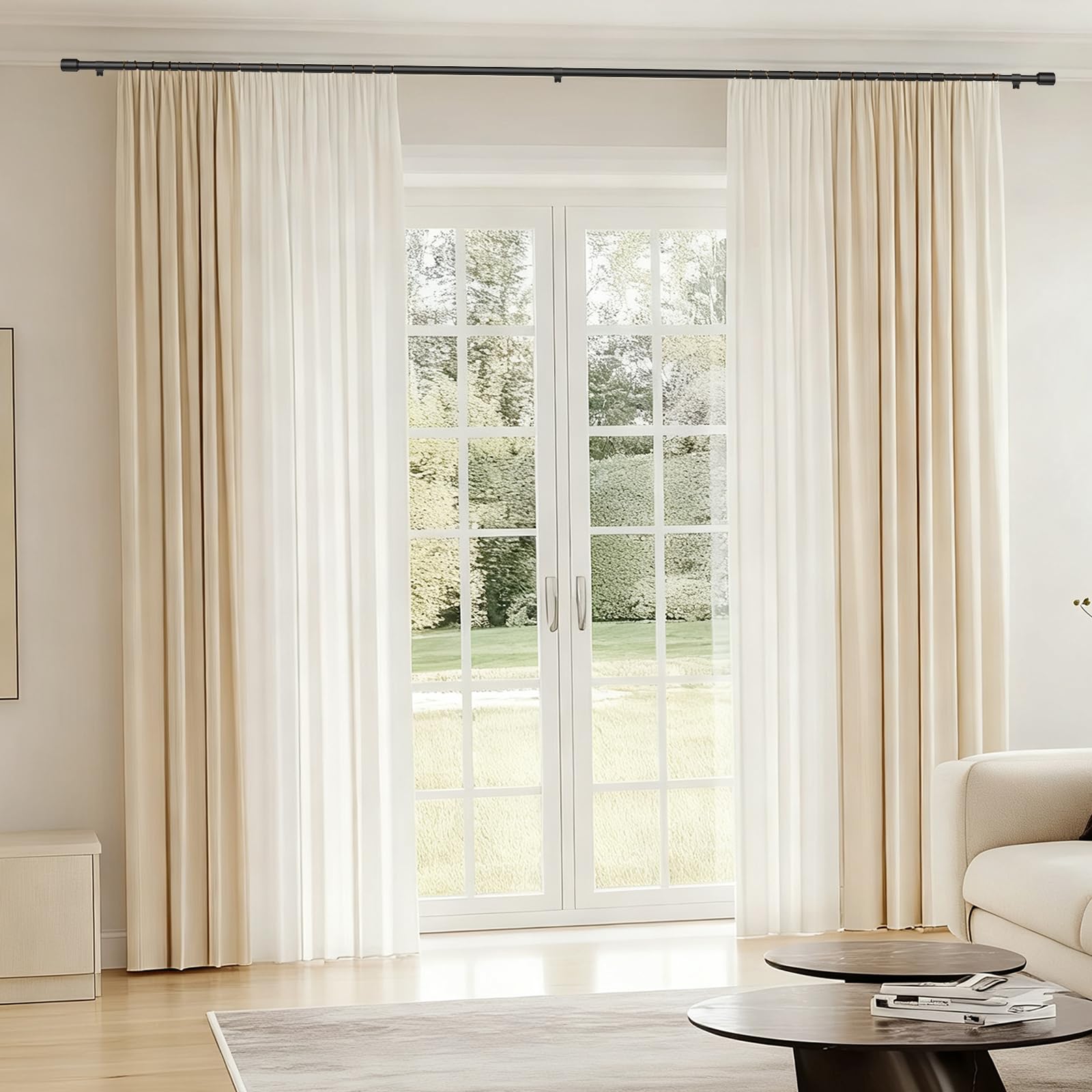 Edidonson lifestyle shot with curtains hung demonstrating finished appearance