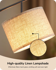 EDISHINE rotating lamp head angled to highlight flexible positioning benefit