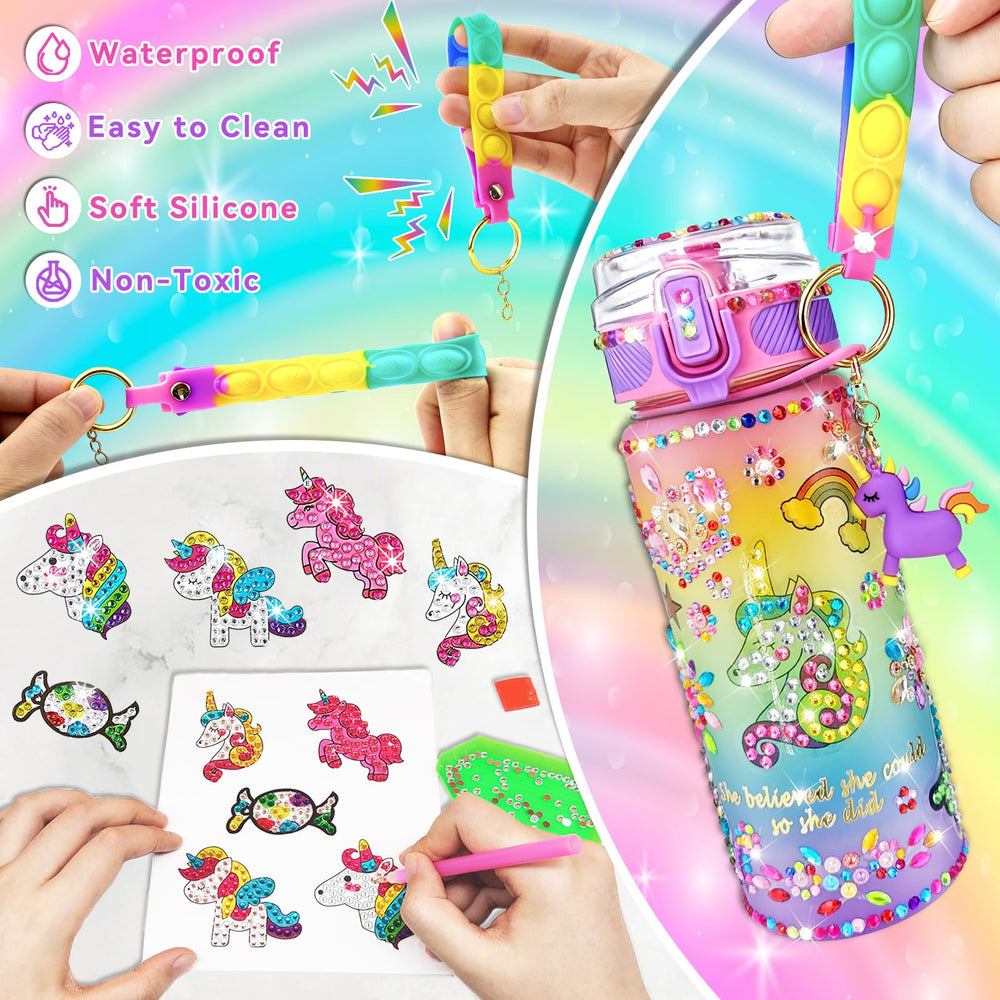 EDSPORTSHOUSE colorful pop-it fidget keychain detail providing tactile focus and portability