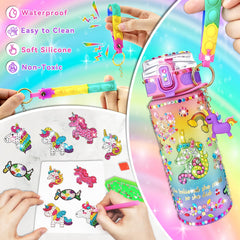 EDSPORTSHOUSE colorful pop-it fidget keychain detail providing tactile focus and portability