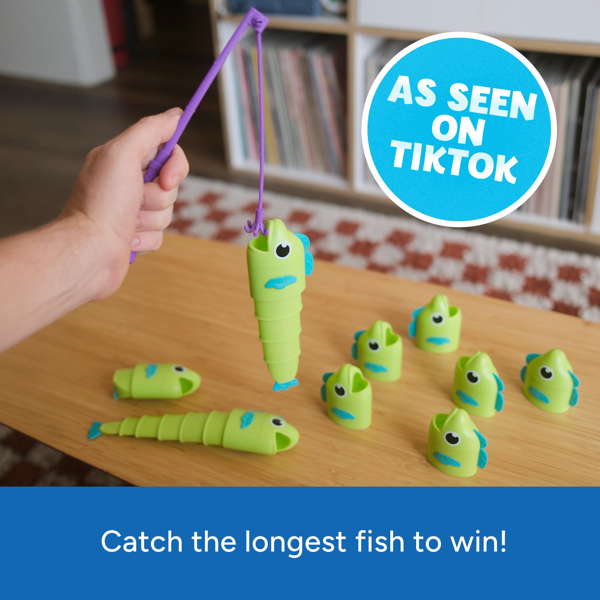 Educational Insights fishing rod close-up demonstrating easy grip and control