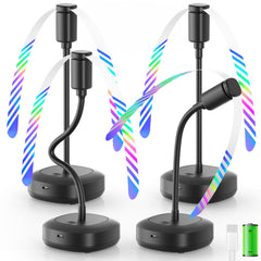 Edvision front view showing portable fly fan and compact design benefit