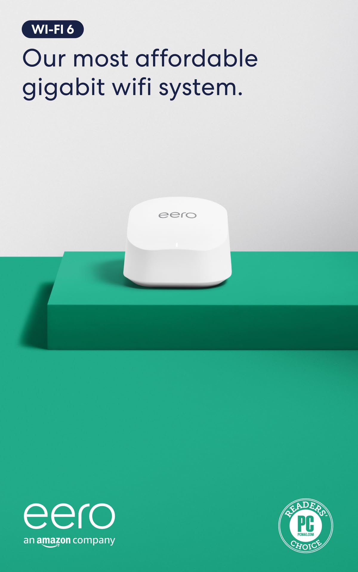 eero top detail highlighting ventilation and modern minimalist finish