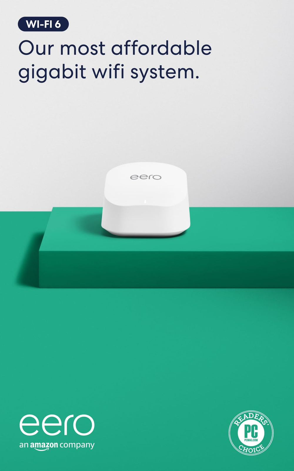 eero top detail highlighting ventilation and modern minimalist finish