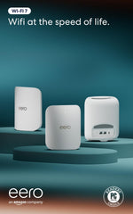 eero Pro 7 closeup of 5GbE ethernet ports highlighting multi‑gig performance