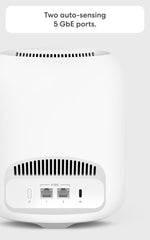 eero Pro 7 top detail showing vents and finish for efficient cooling benefits