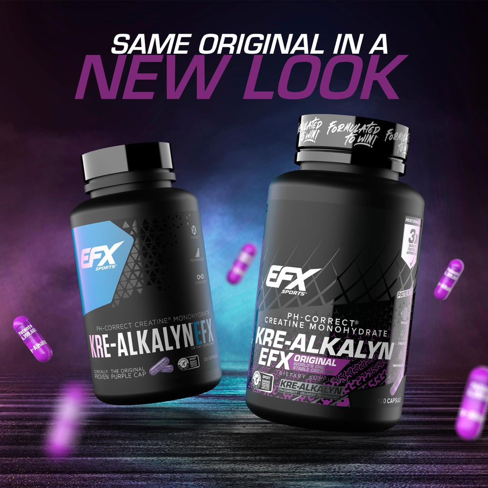EFX Sports capsule close-up highlighting smooth coating for easy swallowing