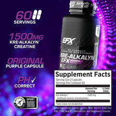 EFX Sports capsules spread on surface showing dose consistency and purity