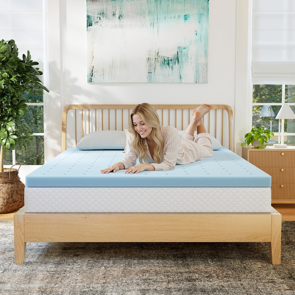 EGOHOME expanded topper top view demonstrating even surface and comfort