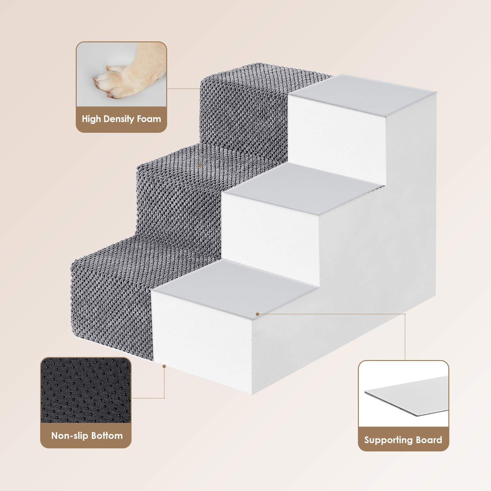 EHEYCIGA close-up of foam texture offering cushioned support