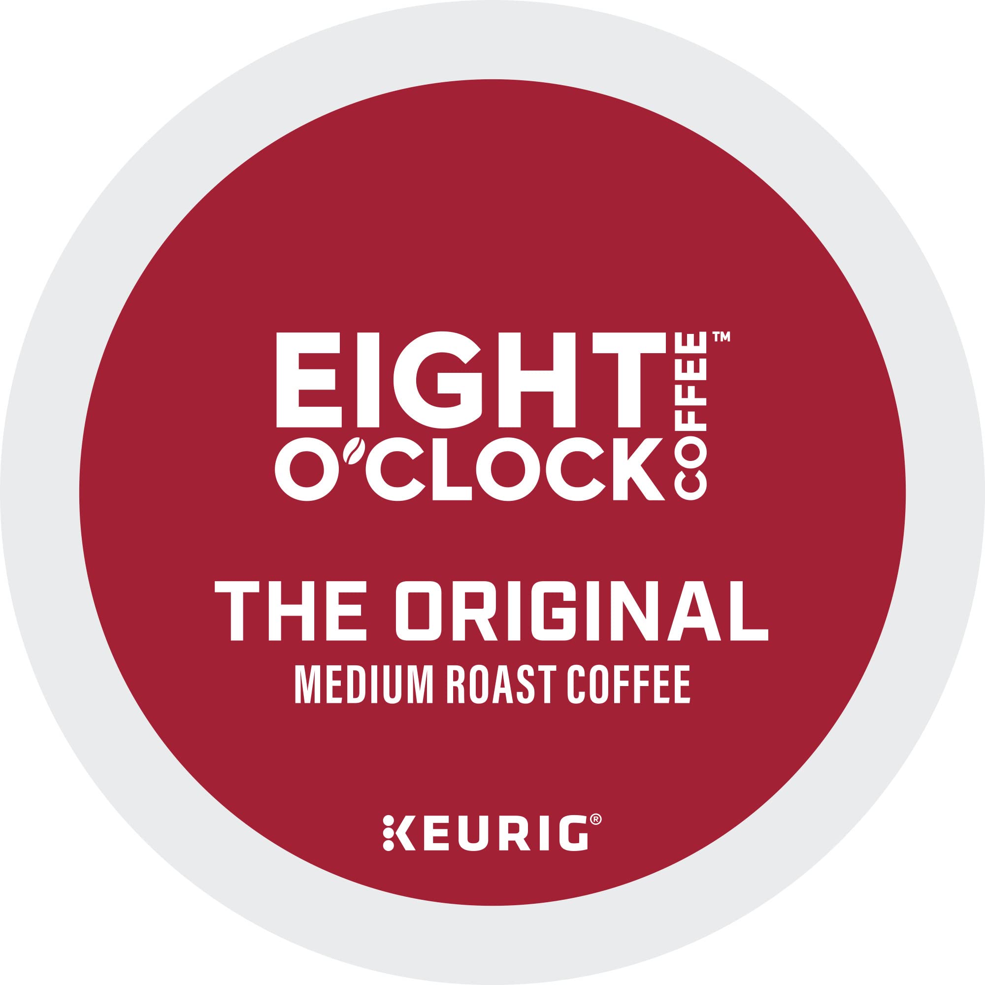 Eight O'Clock coffee poured into cup with cream showing customizable strength
