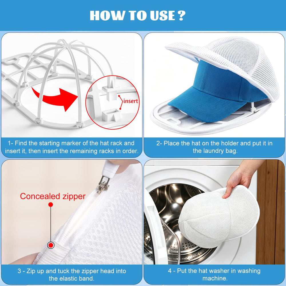 Eiito hat mounted on frame preserving brim and crown shape