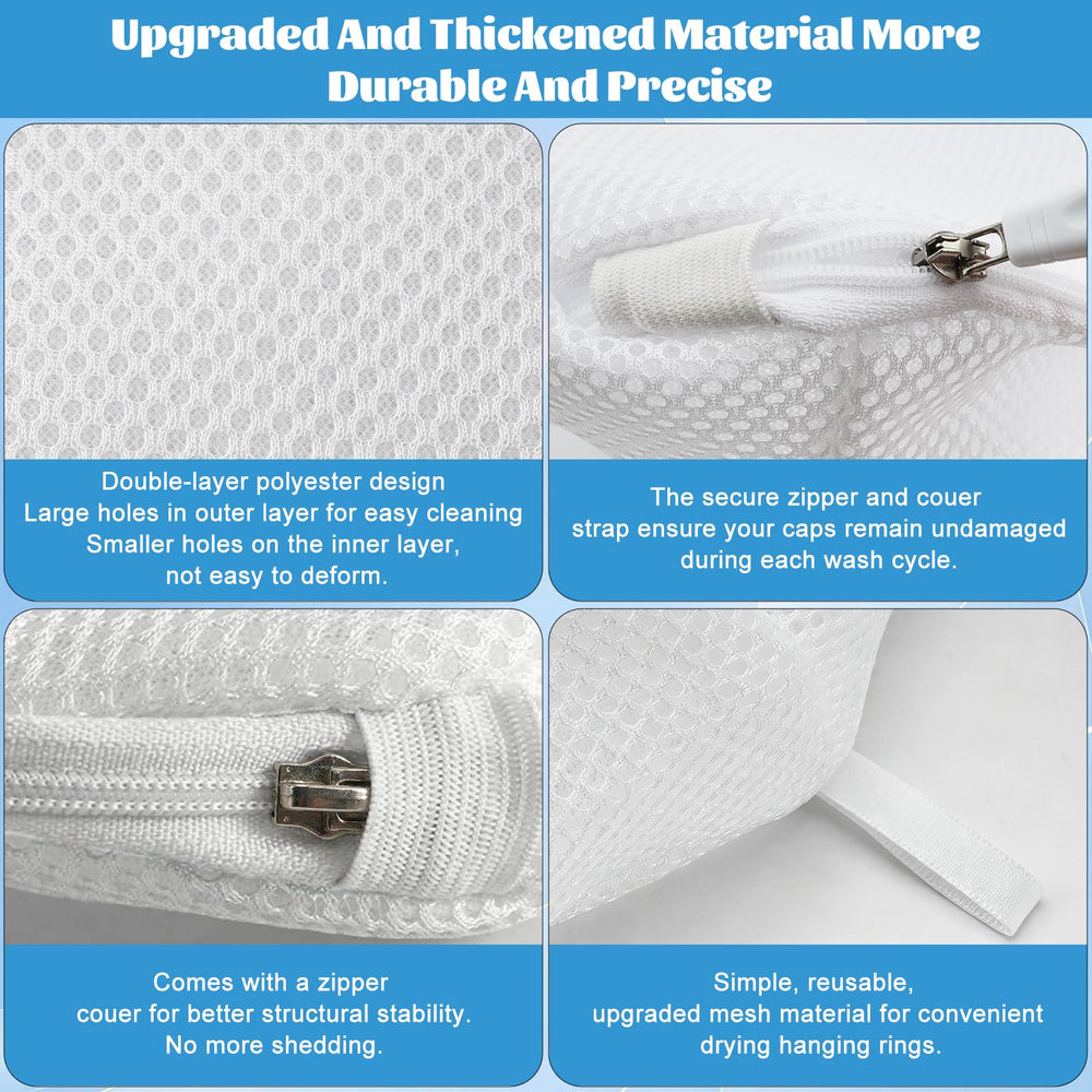 Eiito mesh bag zipper detail showing secure closure and protection